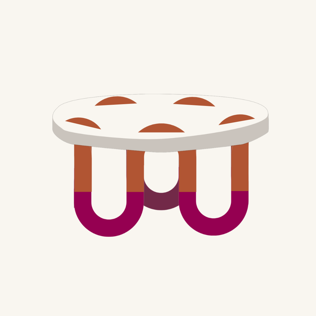 WIGGLY table // mix & match