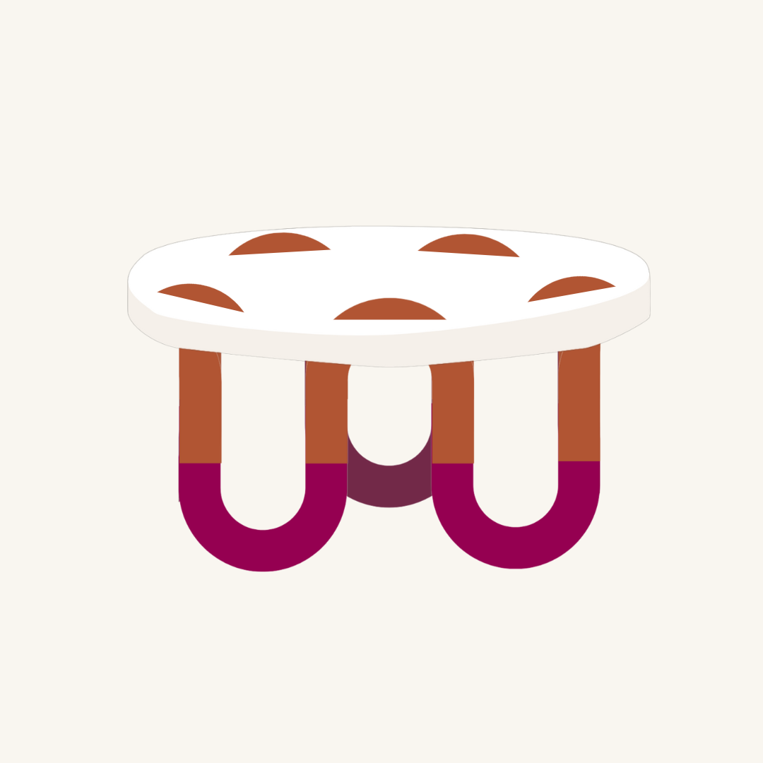 WIGGLY table // mix & match