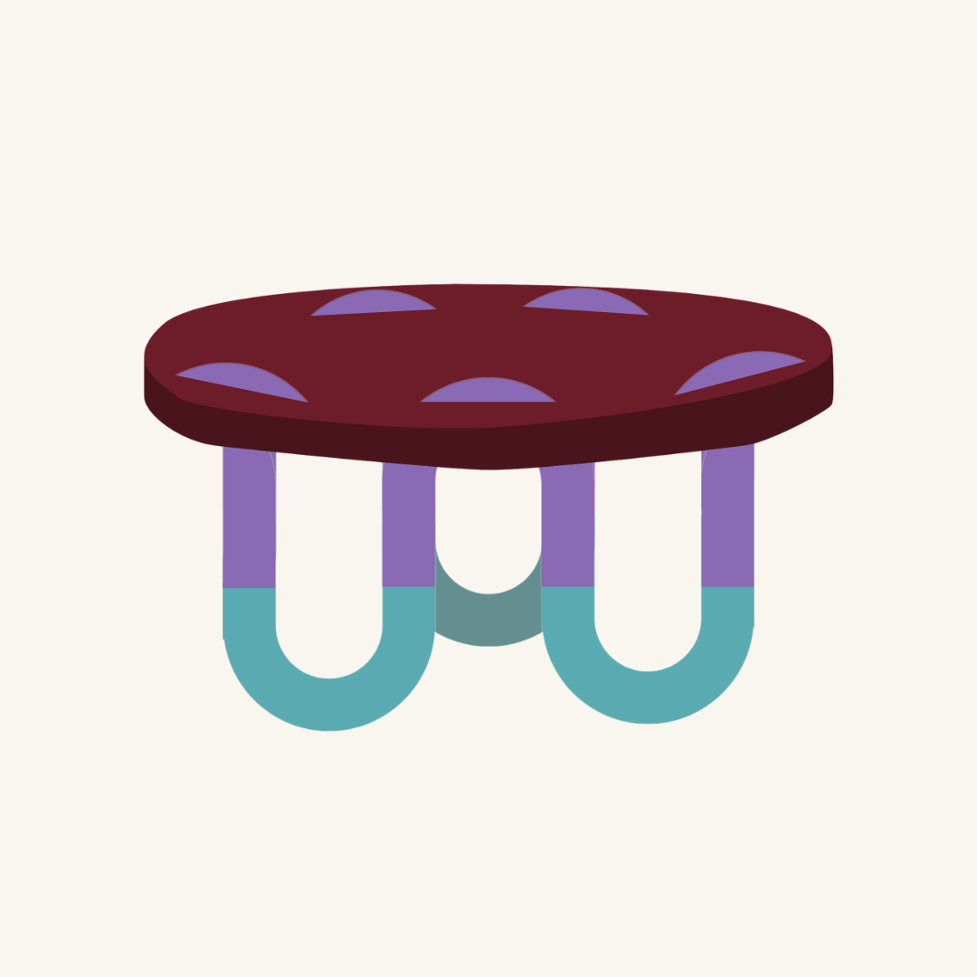 WIGGLY table // mix & match