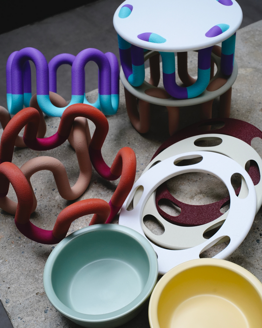 WIGGLY pet bowl // mix & match