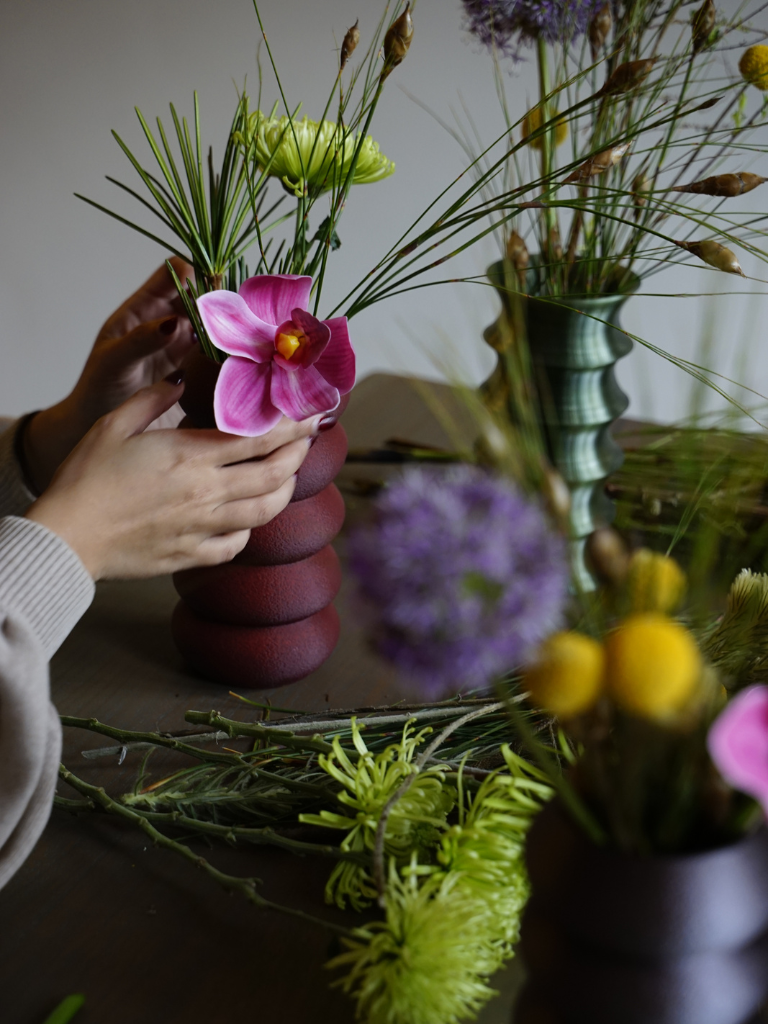 nestled vases // rosé : russet bundle