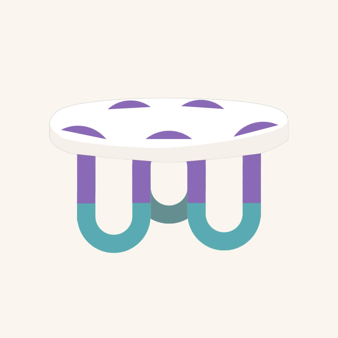 WIGGLY table // mix & match