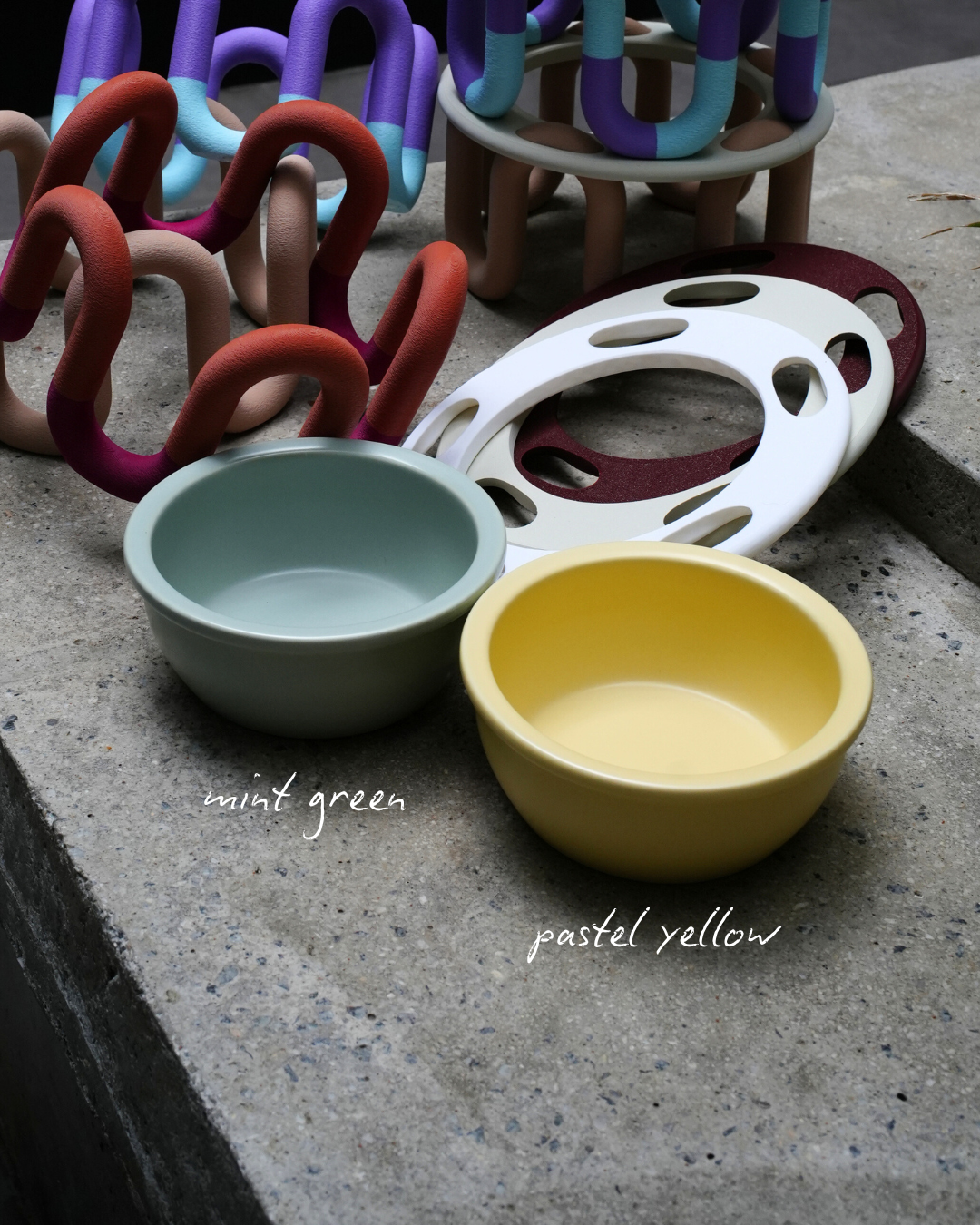WIGGLY pet bowl // mix & match
