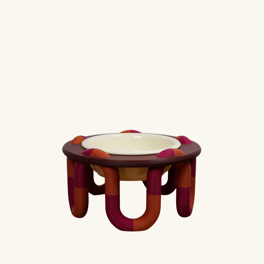 WIGGLY pet bowl // tequila sunrise