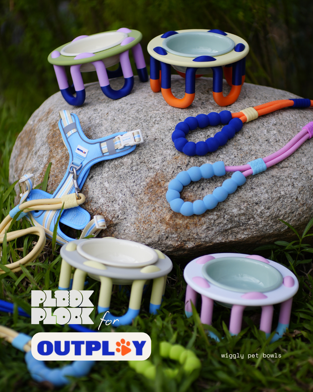 WIGGLY pet bowl // PP x OUTPLAY Special Edition