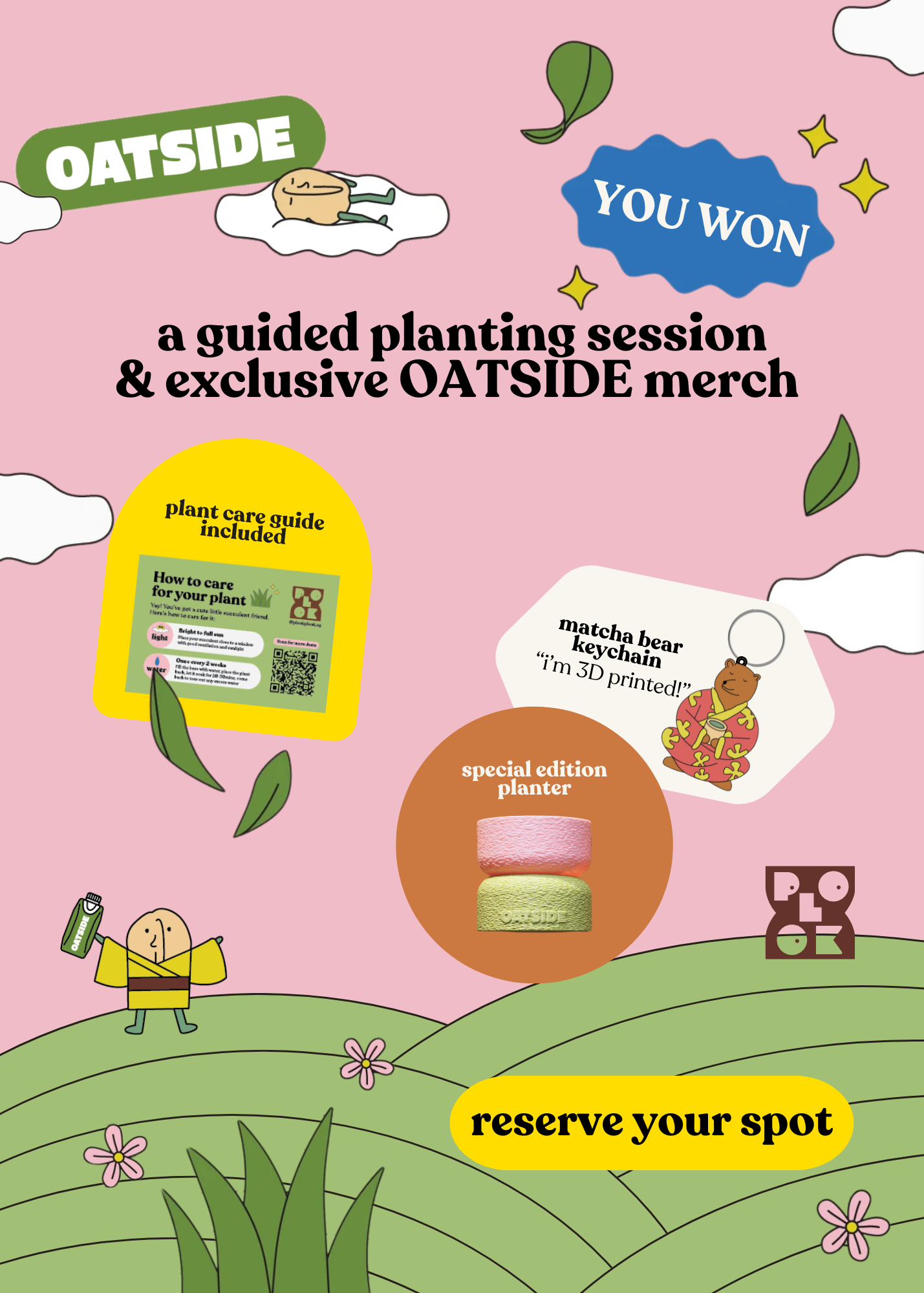 OATSIDE x PLOOK PLOOK planting workshop
