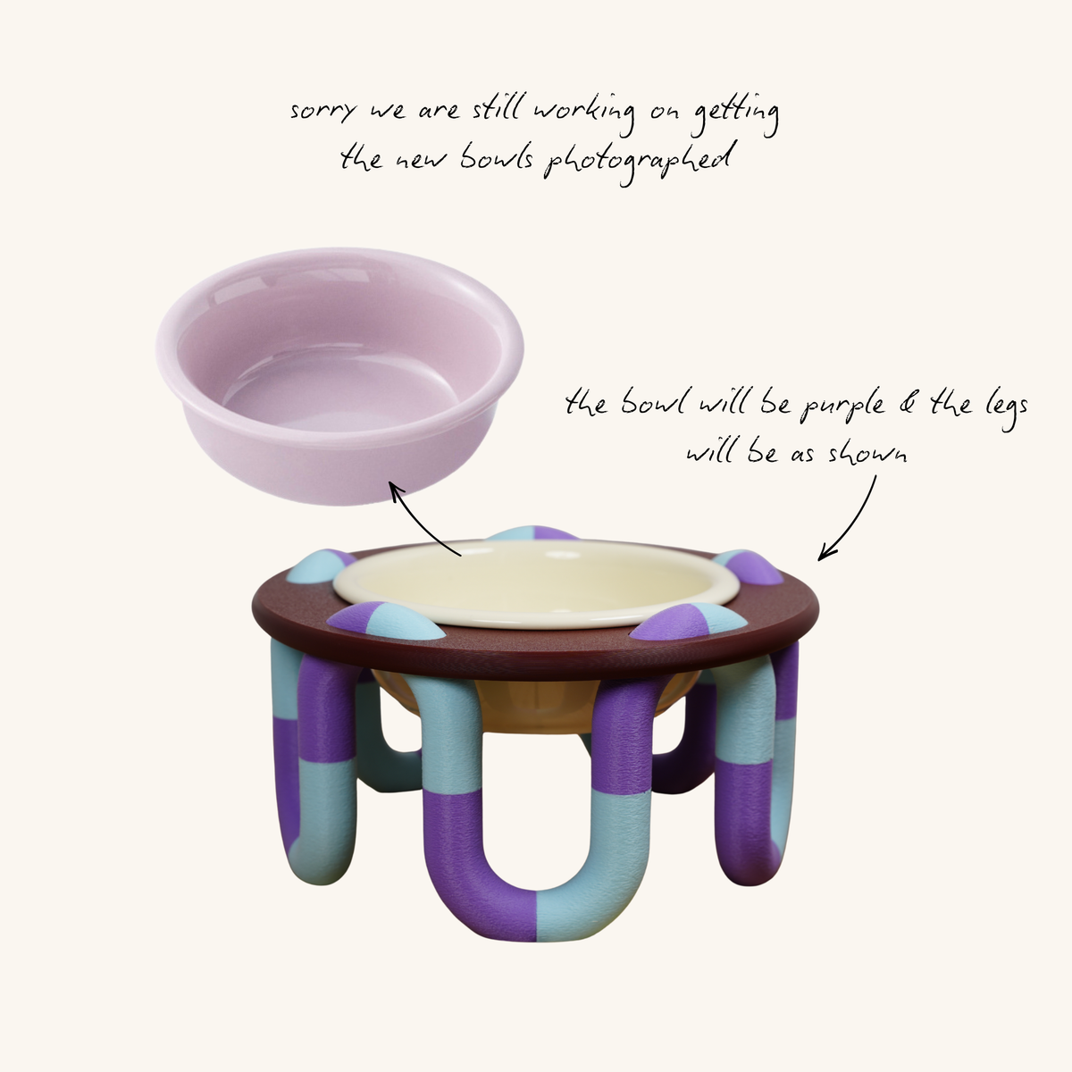 WIGGLY Pet Bowl // Mix & Match
