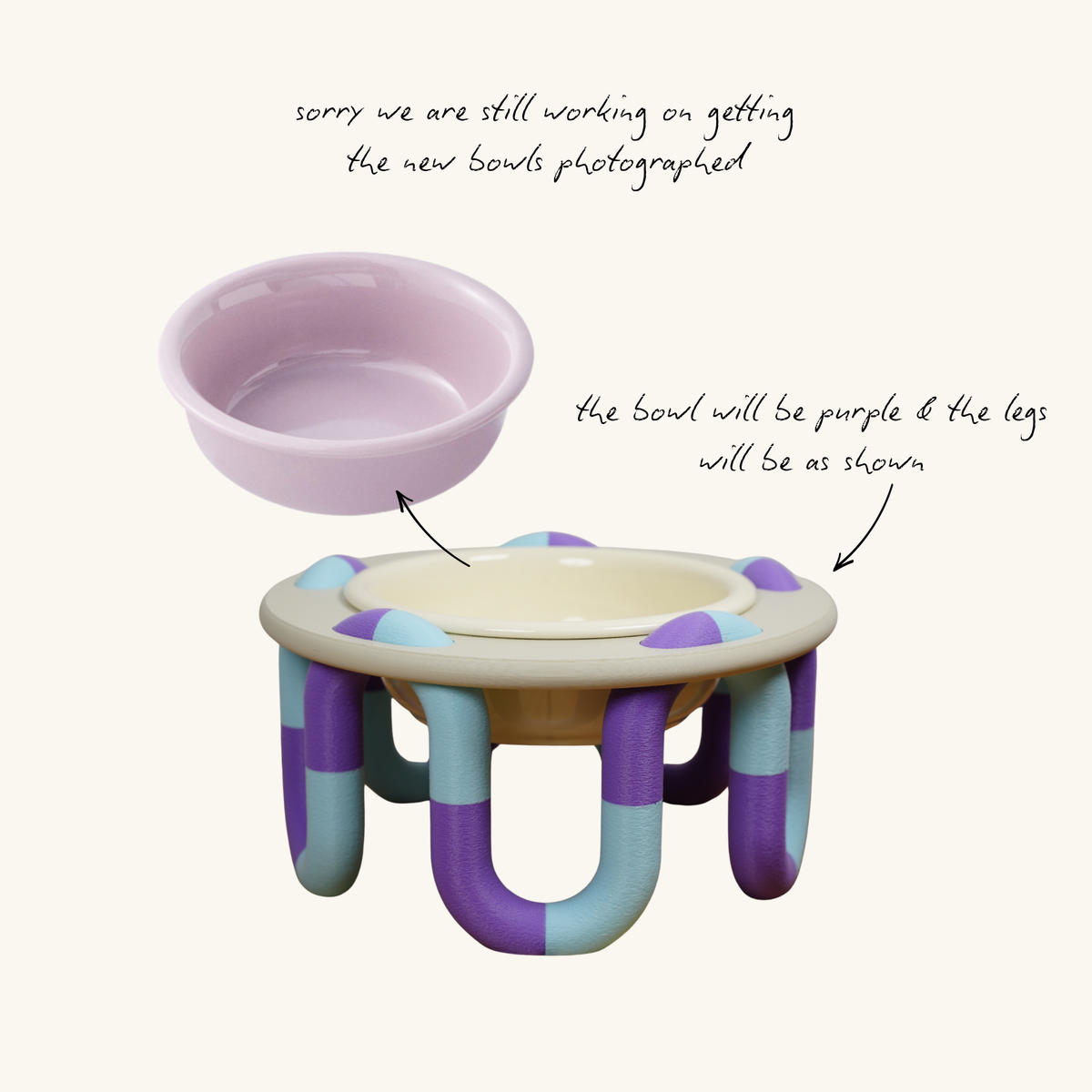 WIGGLY Pet Bowl // Mix & Match