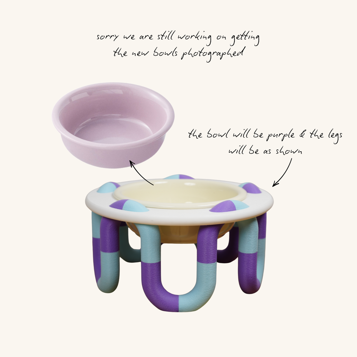 WIGGLY Pet Bowl // Mix & Match