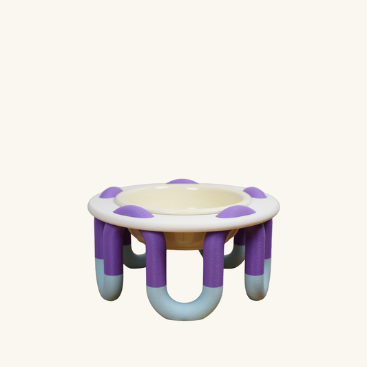 WIGGLY pet bowl // blueberry glacier
