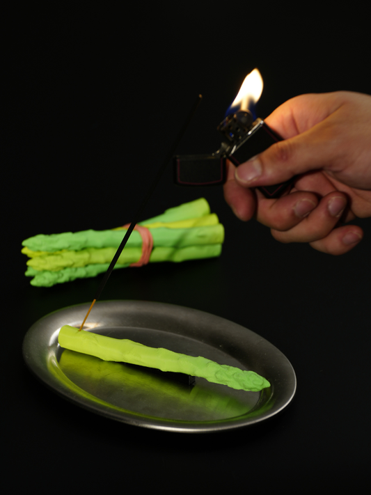 Asparagus Incense Holder