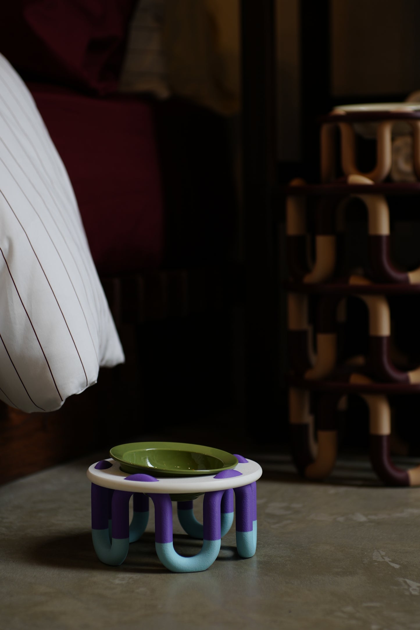 WIGGLY cat bowl // eat your peas!